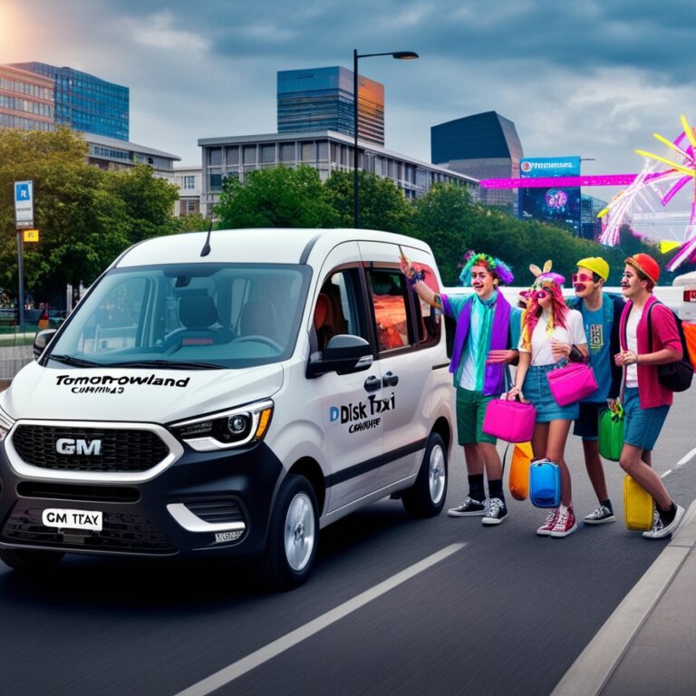 GM Spin do Disk Taxi Campinas com jovens animados indo para o Tomorrowland 2024 em Itu