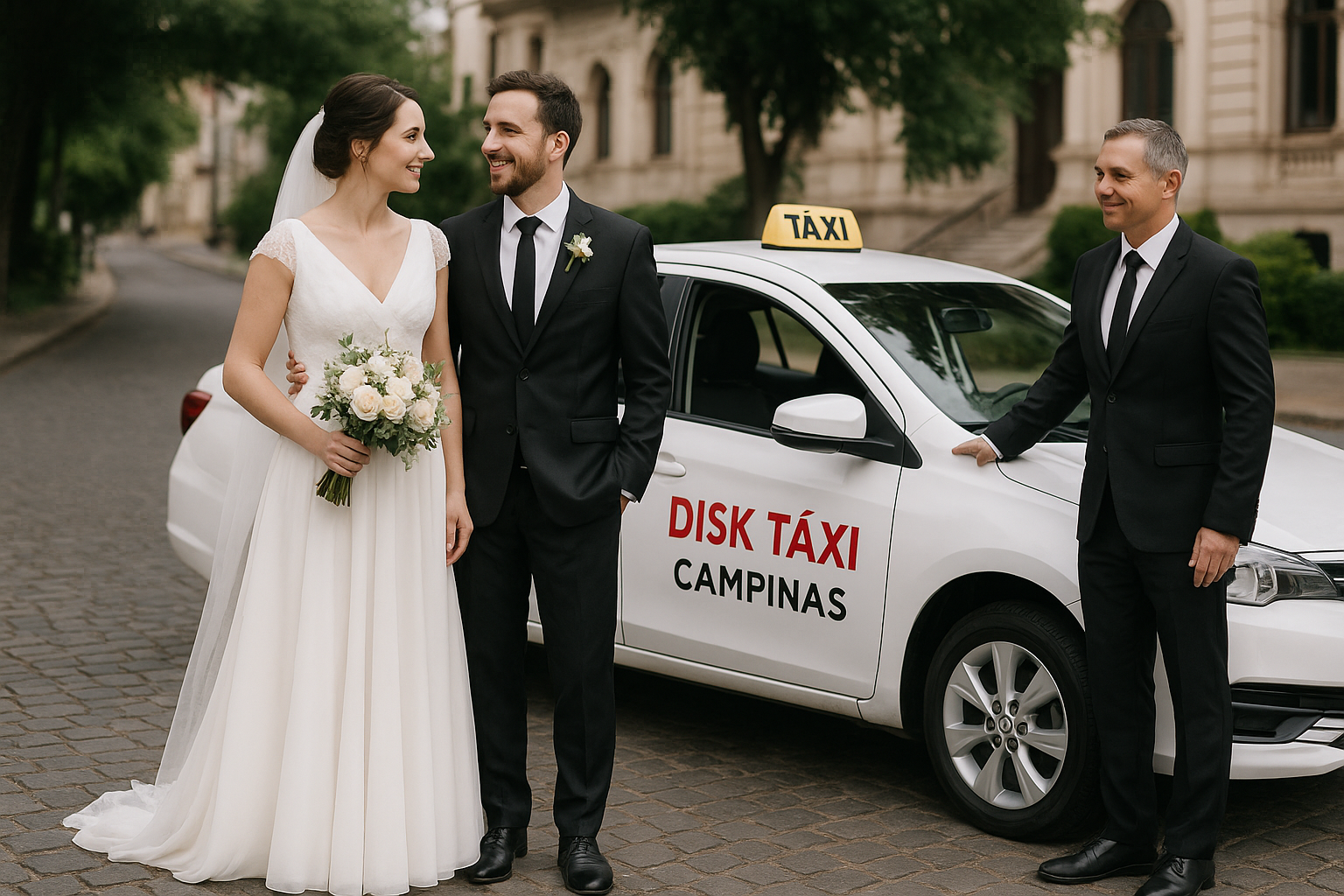 Motorista para casamento e festas em Campinas: conforto, pontualidade e segurança no seu grande dia